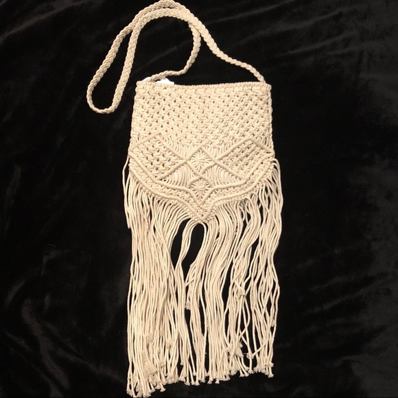 Handbags - Woven Fringe Cloth Bag